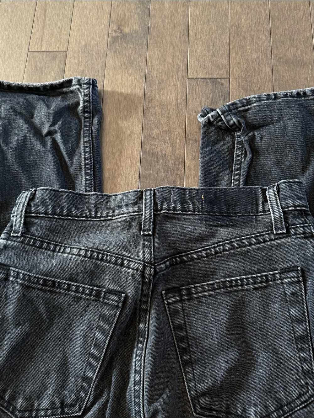 Abercrombie & Fitch 90's Straight Ultra High Rise Curve Love Extra Long - Picture 4 of 5